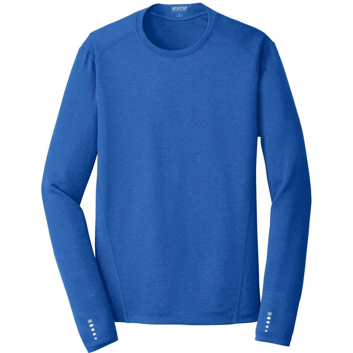 logo-left OGIO ENDURANCE Long Sleeve Pulse Crew-Regular-OGIO-Electric Blue-XS-Thread Logic