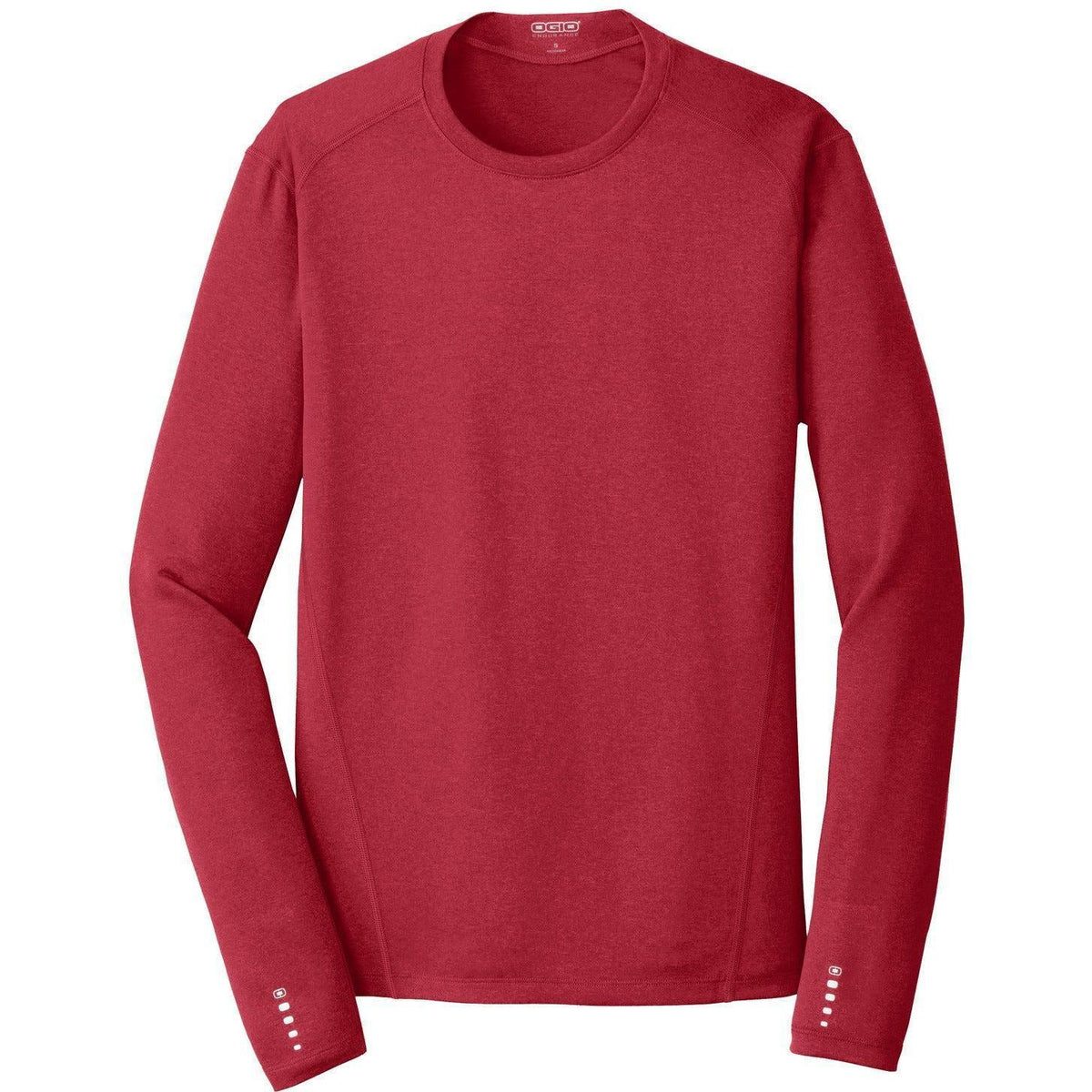logo-left OGIO ENDURANCE Long Sleeve Pulse Crew-Regular-OGIO-Ripped Red-XS-Thread Logic