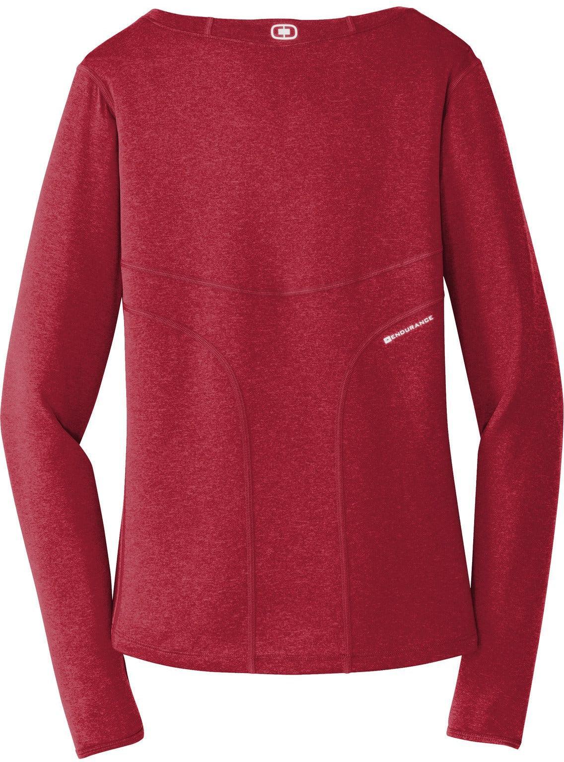 no-logo OGIO Endurance Ladies Long Sleeve Pulse Crew-Regular-OGIO-Thread Logic