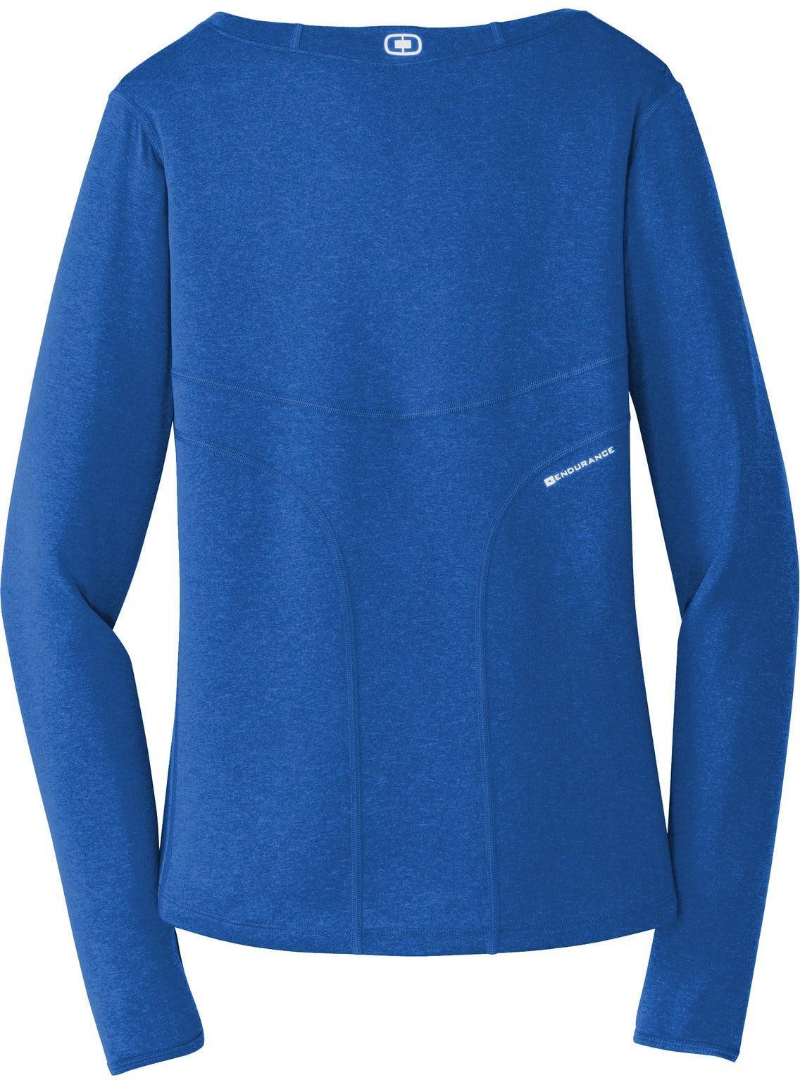 no-logo OGIO Endurance Ladies Long Sleeve Pulse Crew-Regular-OGIO-Thread Logic