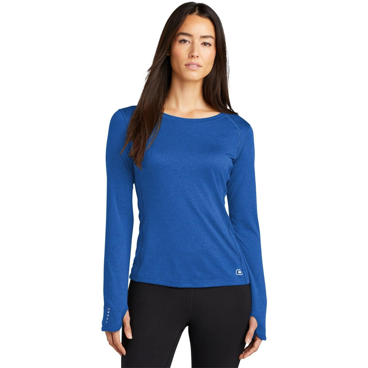 no-logo OGIO Endurance Ladies Long Sleeve Pulse Crew-Regular-OGIO-Thread Logic