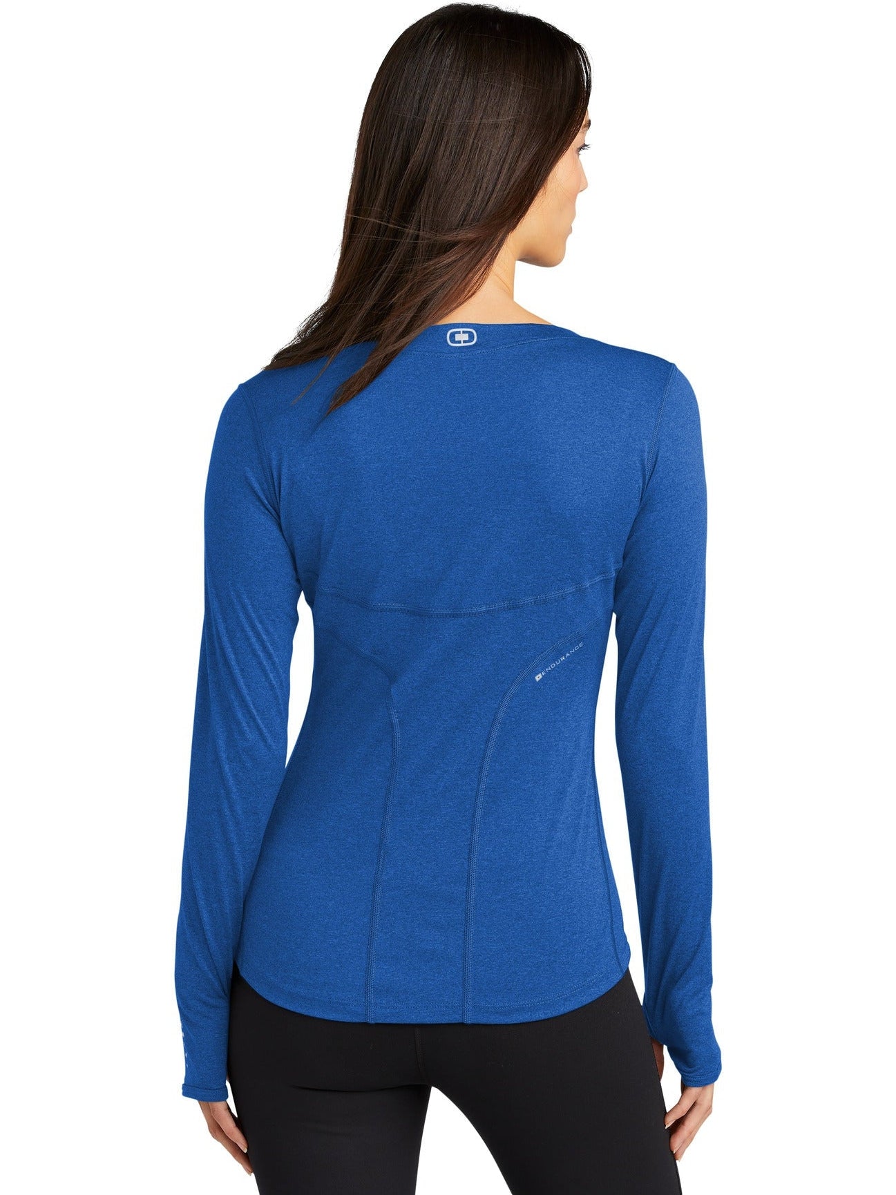 no-logo OGIO Endurance Ladies Long Sleeve Pulse Crew-Regular-OGIO-Thread Logic