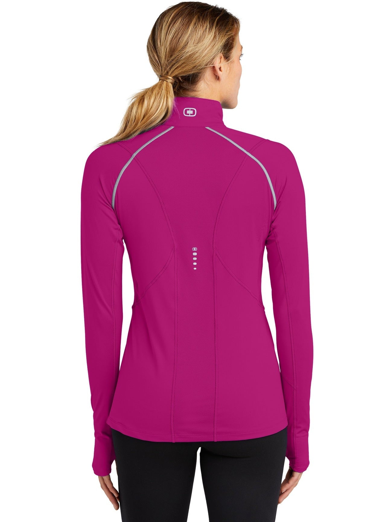 no-logo OGIO Endurance Ladies Nexus 1/4-Zip Pullover-Regular-OGIO-Thread Logic