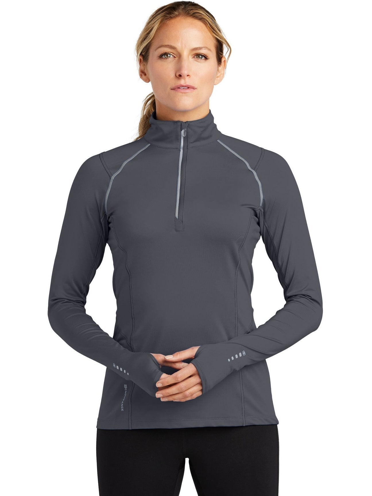 no-logo OGIO Endurance Ladies Nexus 1/4-Zip Pullover-Regular-OGIO-Thread Logic