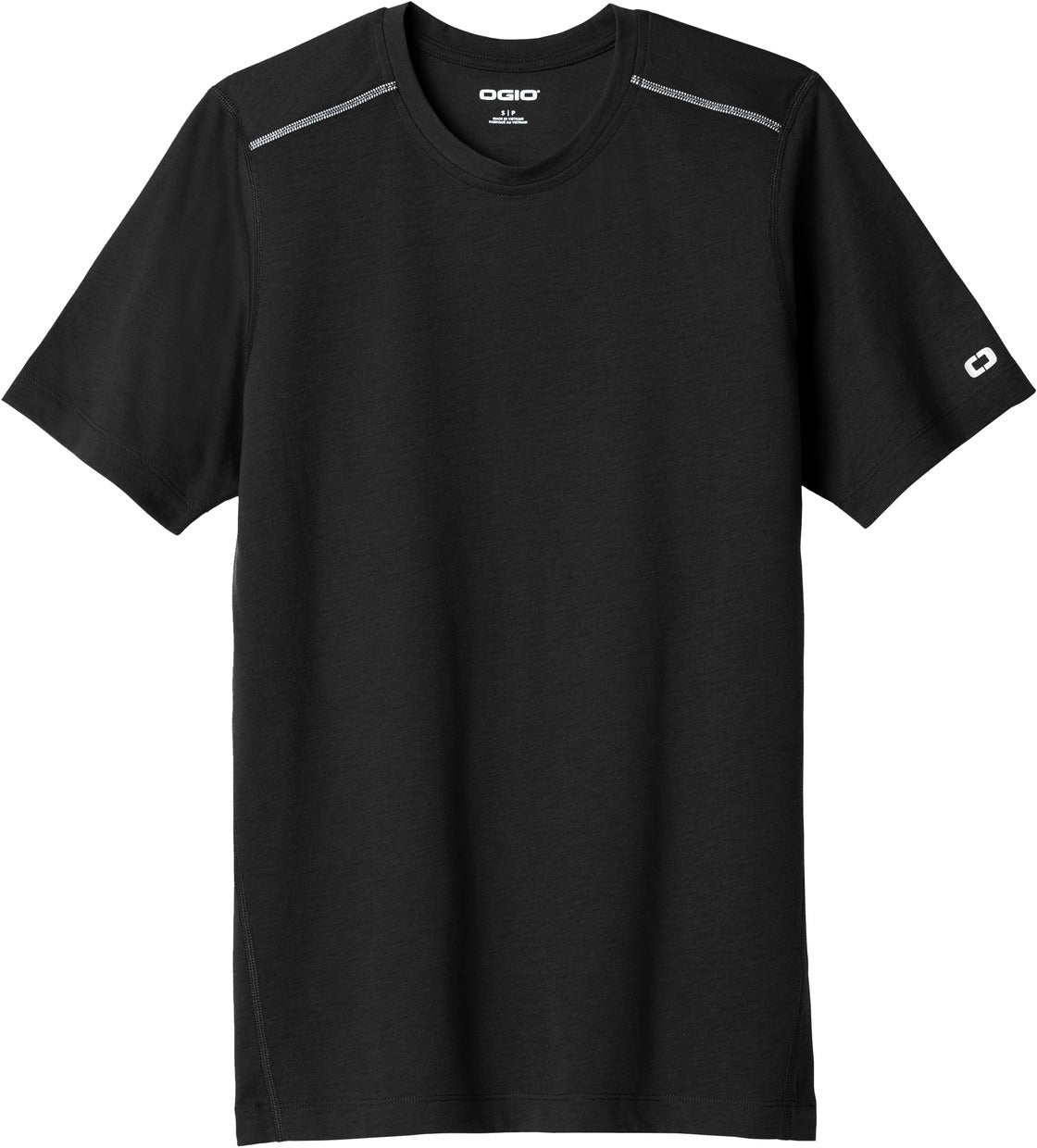 No-Logo CLOSEOUT - OGIO Endurance Peak Tee-Polos-OGIO-Blacktop-S-Thread Logic