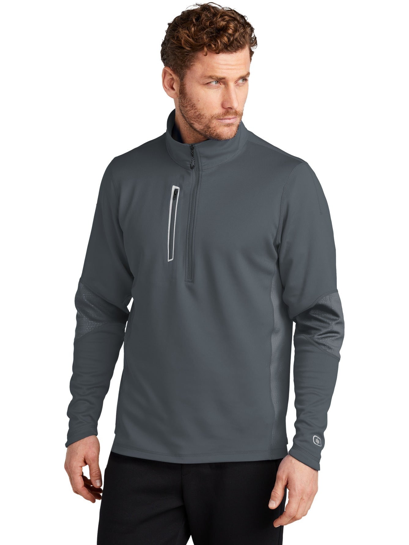 no-logo OGIO Fulcrum 1/4 Zip-Regular-OGIO-Thread Logic