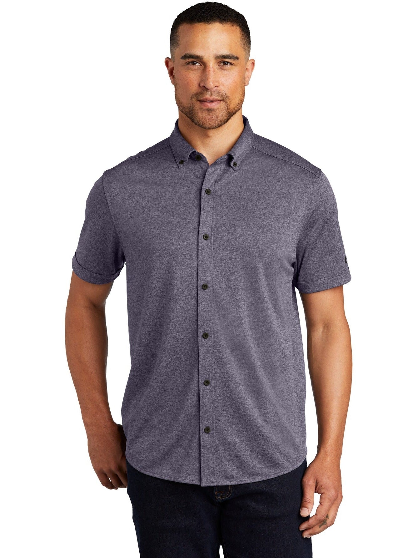 no-logo OGIO Gravitate Full-Button Polo-Regular-OGIO-Thread Logic