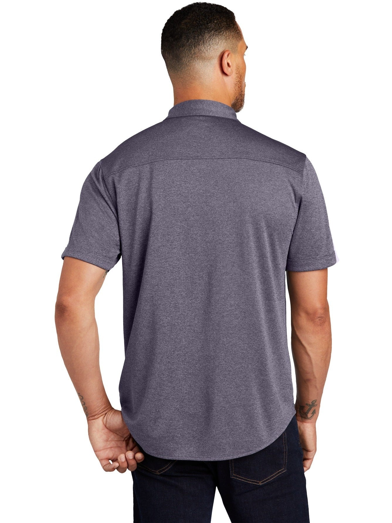 no-logo OGIO Gravitate Full-Button Polo-Regular-OGIO-Thread Logic