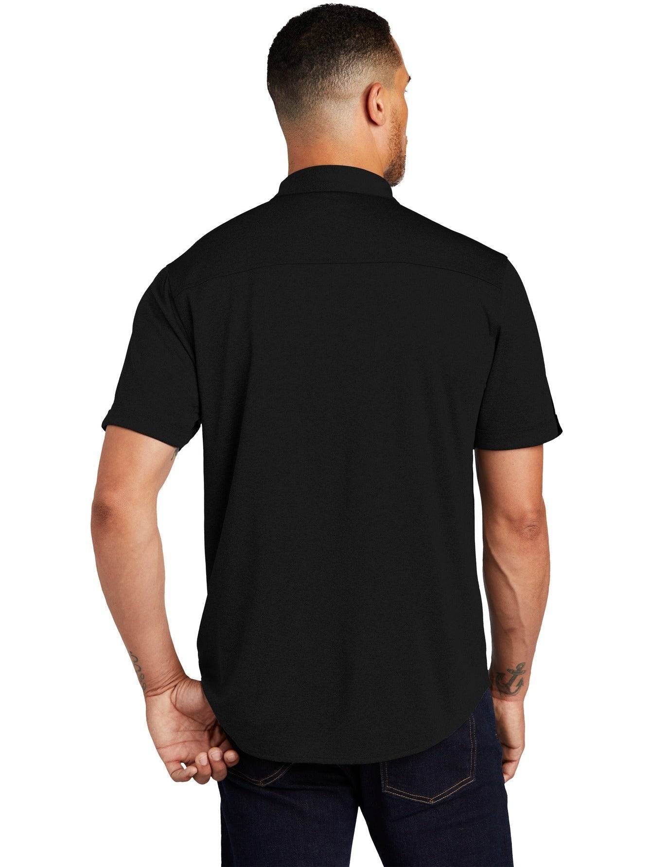 no-logo OGIO Gravitate Full-Button Polo-Regular-OGIO-Thread Logic