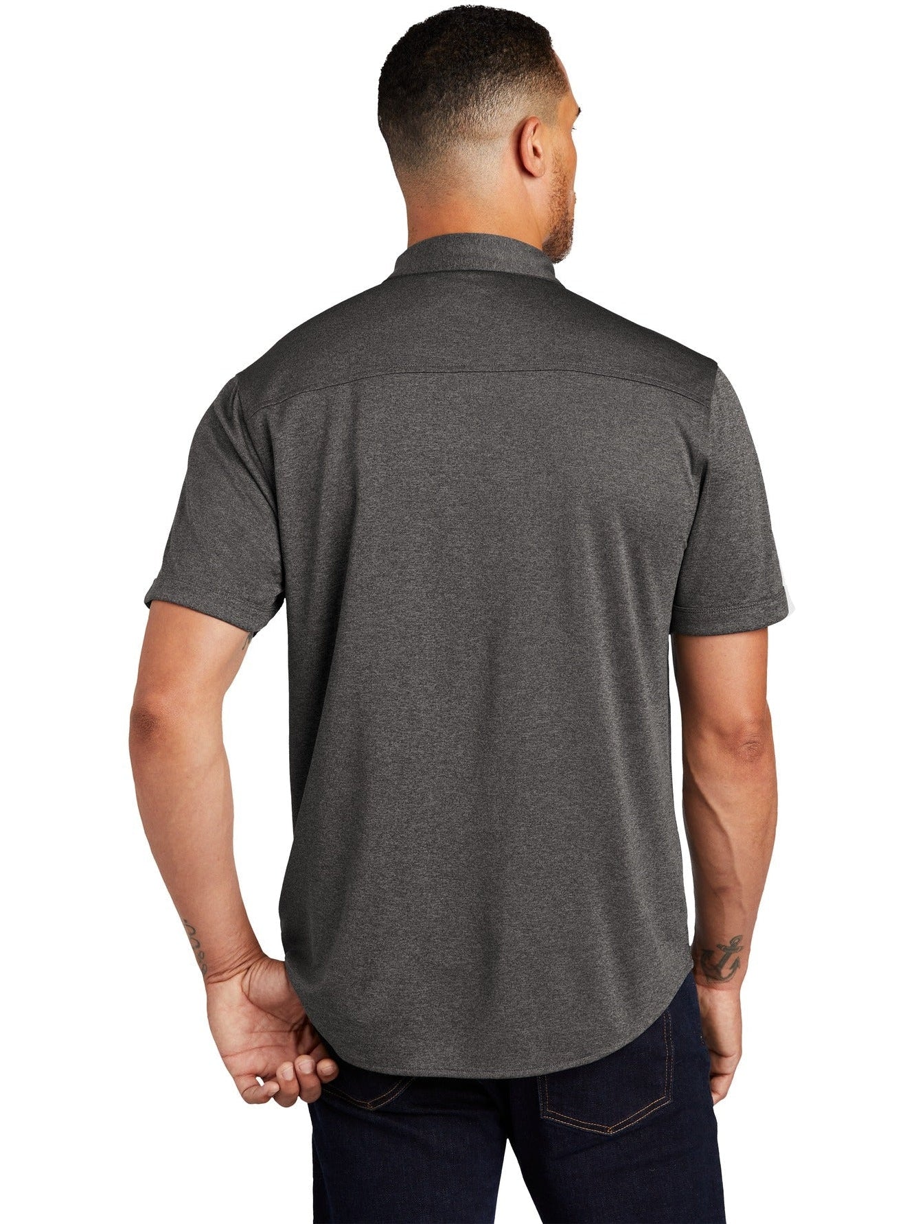 no-logo OGIO Gravitate Full-Button Polo-Regular-OGIO-Thread Logic