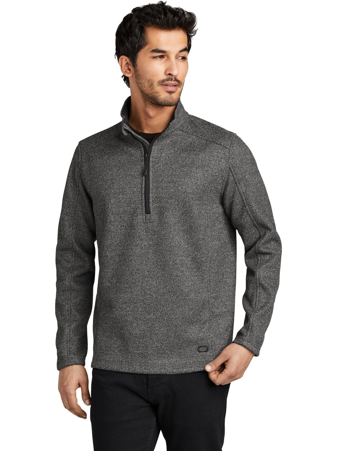 no-logo OGIO Grit Fleece 1/2-Zip-Regular-OGIO-Thread Logic