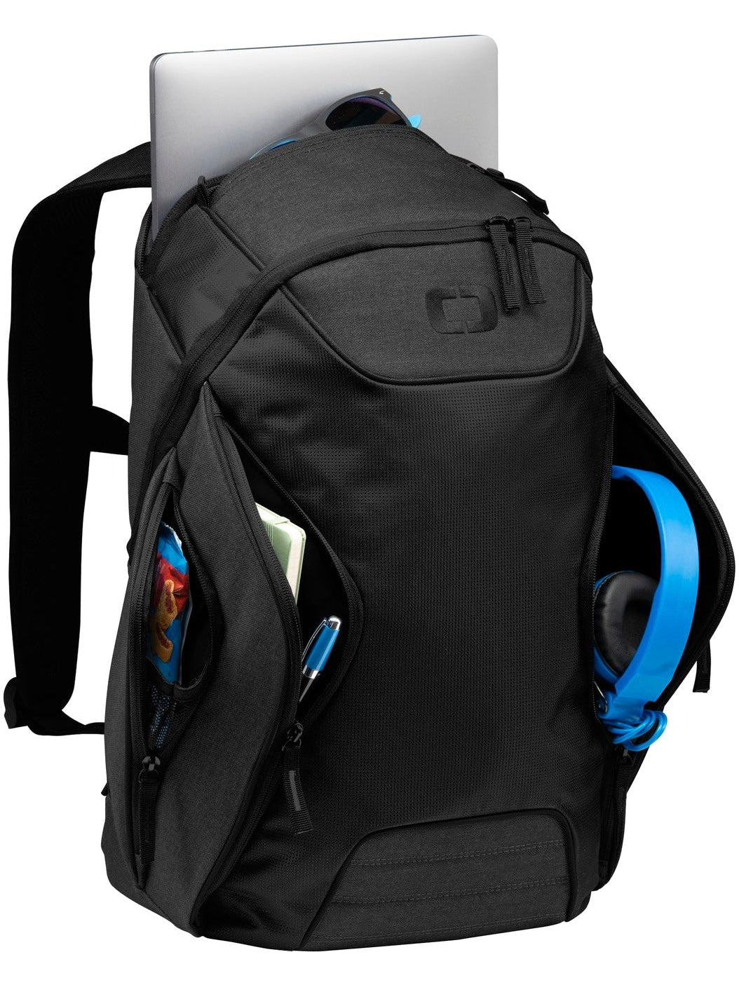 no-logo OGIO Hatch Pack-Regular-OGIO-Black/Heather Grey-Thread Logic