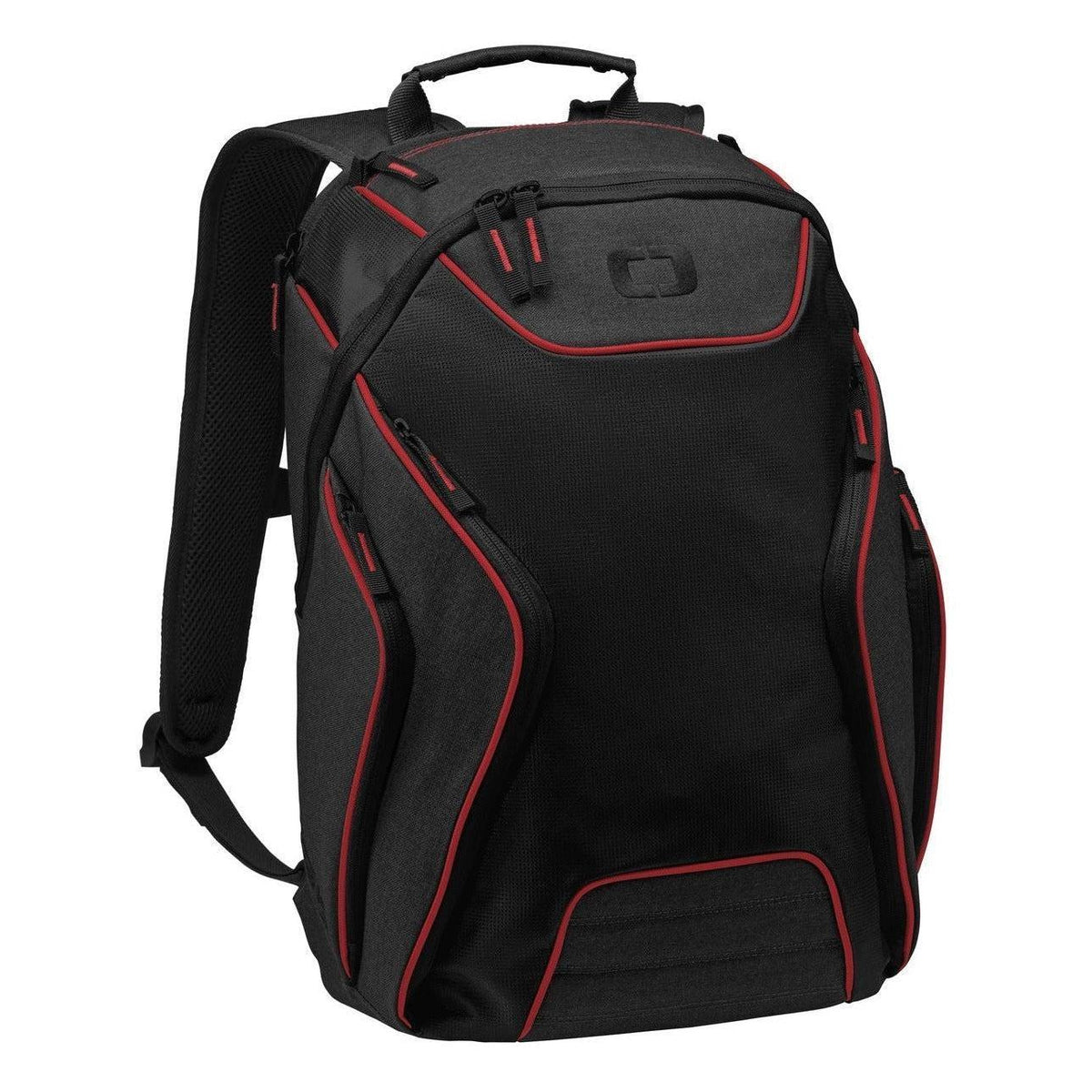no-logo OGIO Hatch Pack-Bags-OGIO-Laser Red/Heather Grey-Thread Logic