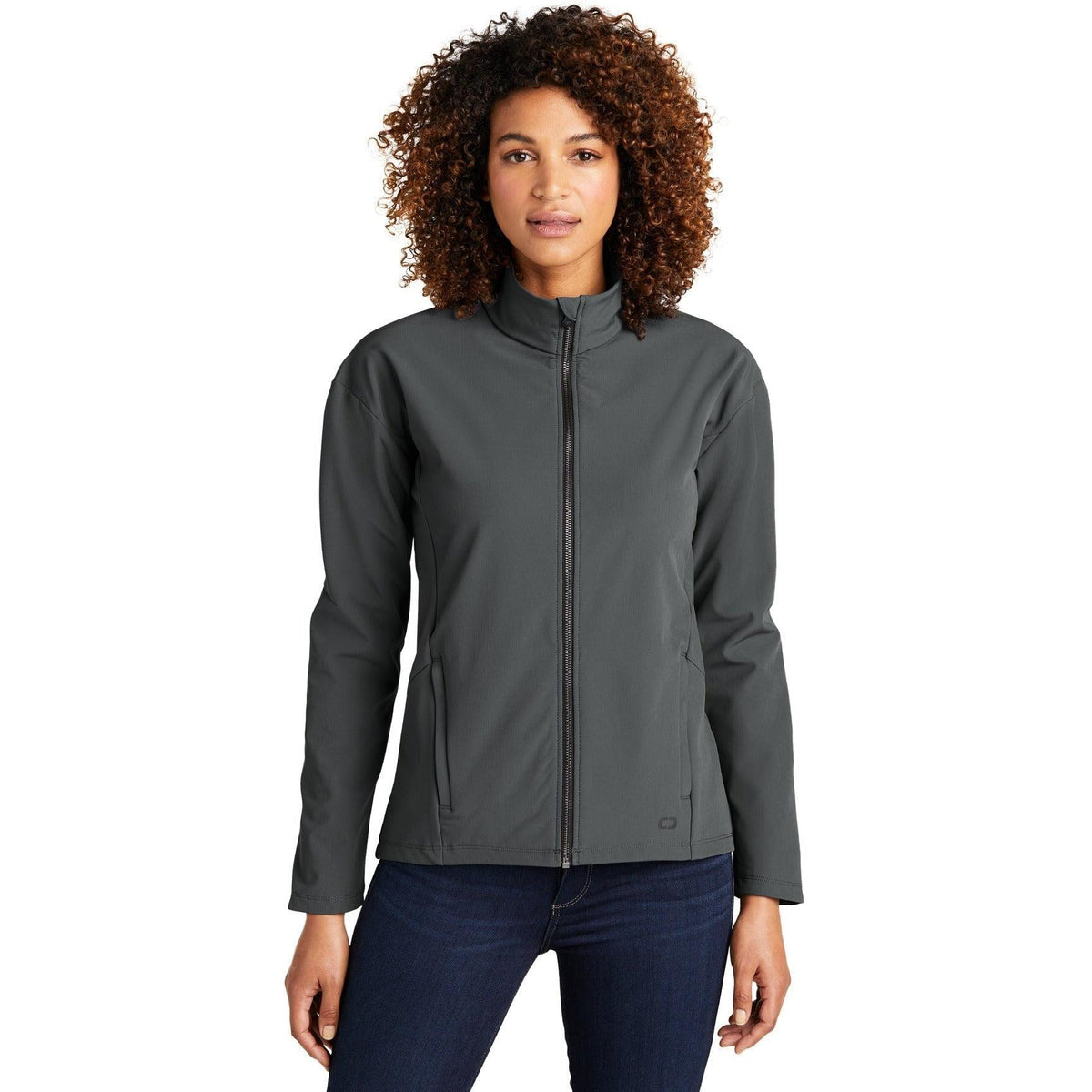 no-logo OGIO Ladies Commuter Full-Zip Soft Shell-Regular-OGIO-Thread Logic