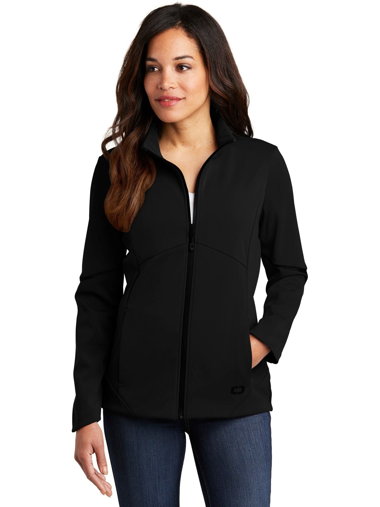 no-logo OGIO Ladies Exaction Soft Shell Jacket-Regular-OGIO-Thread Logic