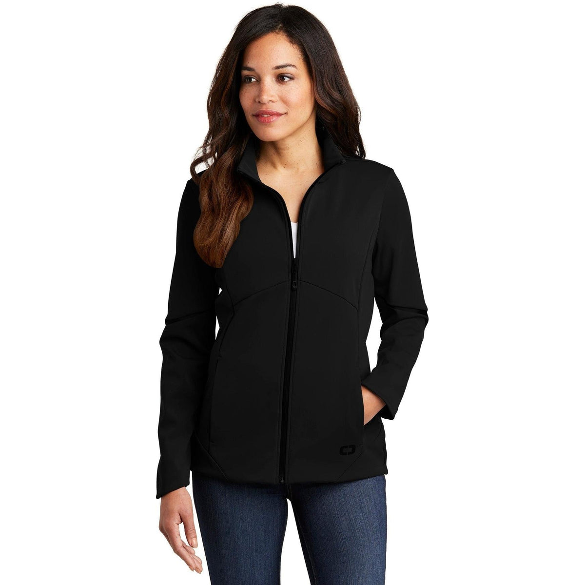 no-logo OGIO Women's Exaction Soft Shell Jacket-Active-OGIO-Thread Logic