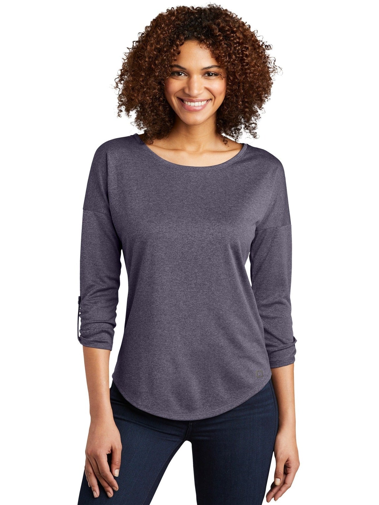 no-logo OGIO Ladies Gravitate Scoop 3/4-Sleeve-Regular-OGIO-Thread Logic