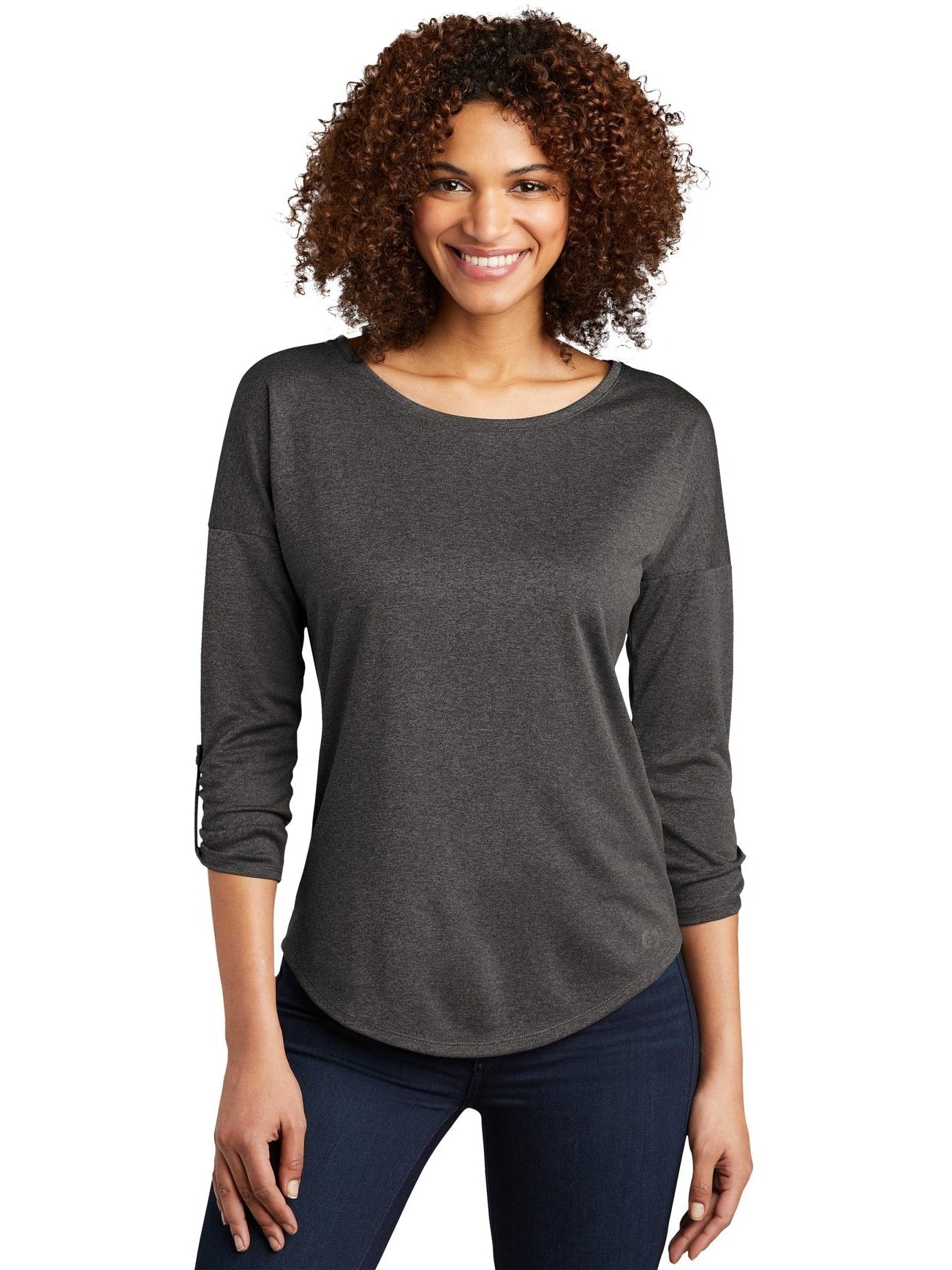 no-logo OGIO Ladies Gravitate Scoop 3/4-Sleeve-Regular-OGIO-Thread Logic