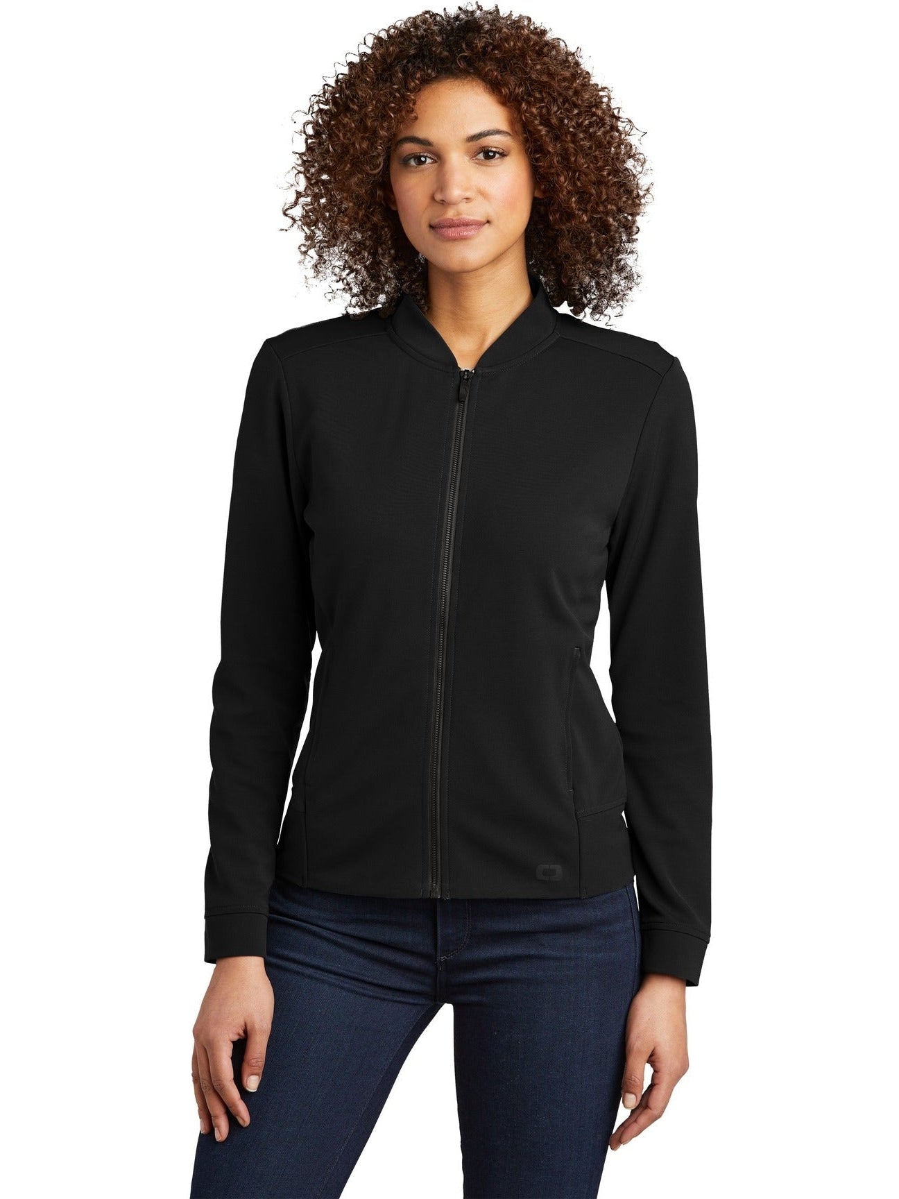 no-logo OGIO Ladies Hinge Full-Zip-Regular-OGIO-Thread Logic