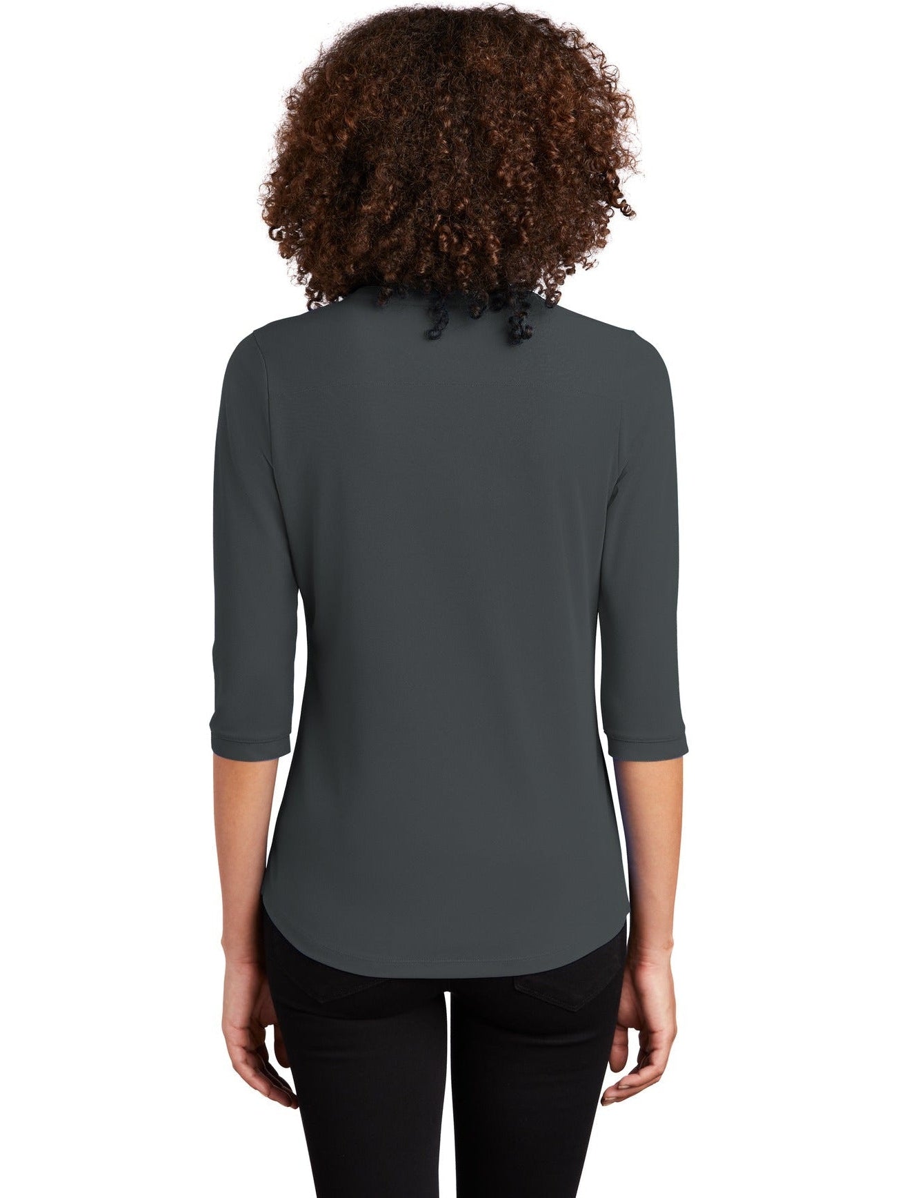 no-logo OGIO Ladies Jewel Henley-Regular-OGIO-Thread Logic