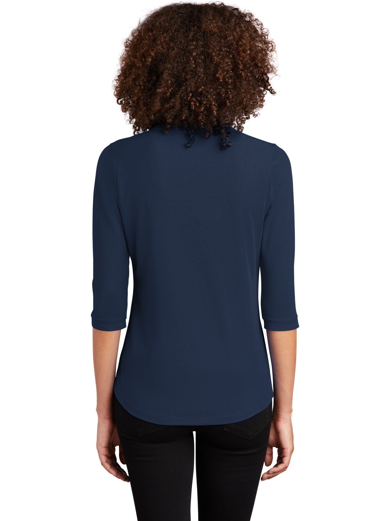 no-logo OGIO Ladies Jewel Henley-Regular-OGIO-Thread Logic