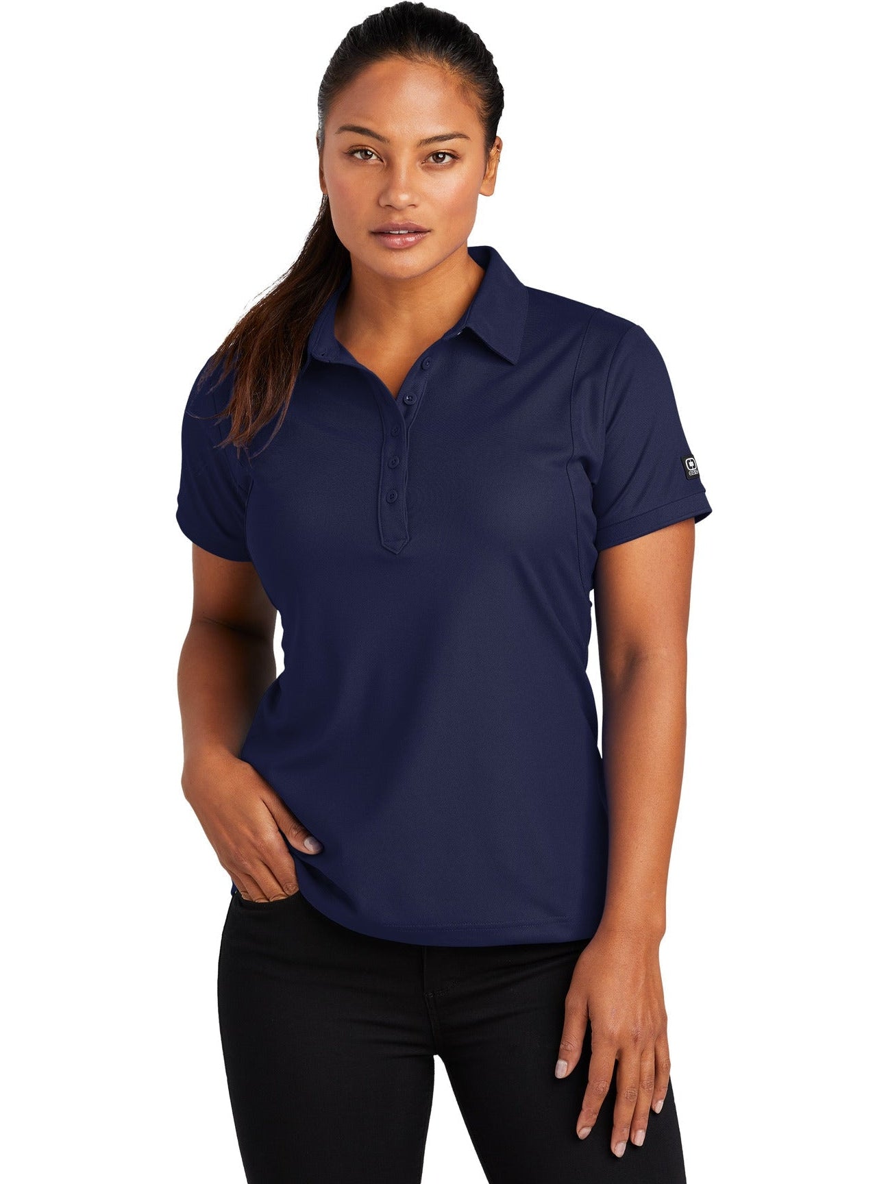 no-logo OGIO Ladies Jewel Polo-Regular-OGIO-Thread Logic