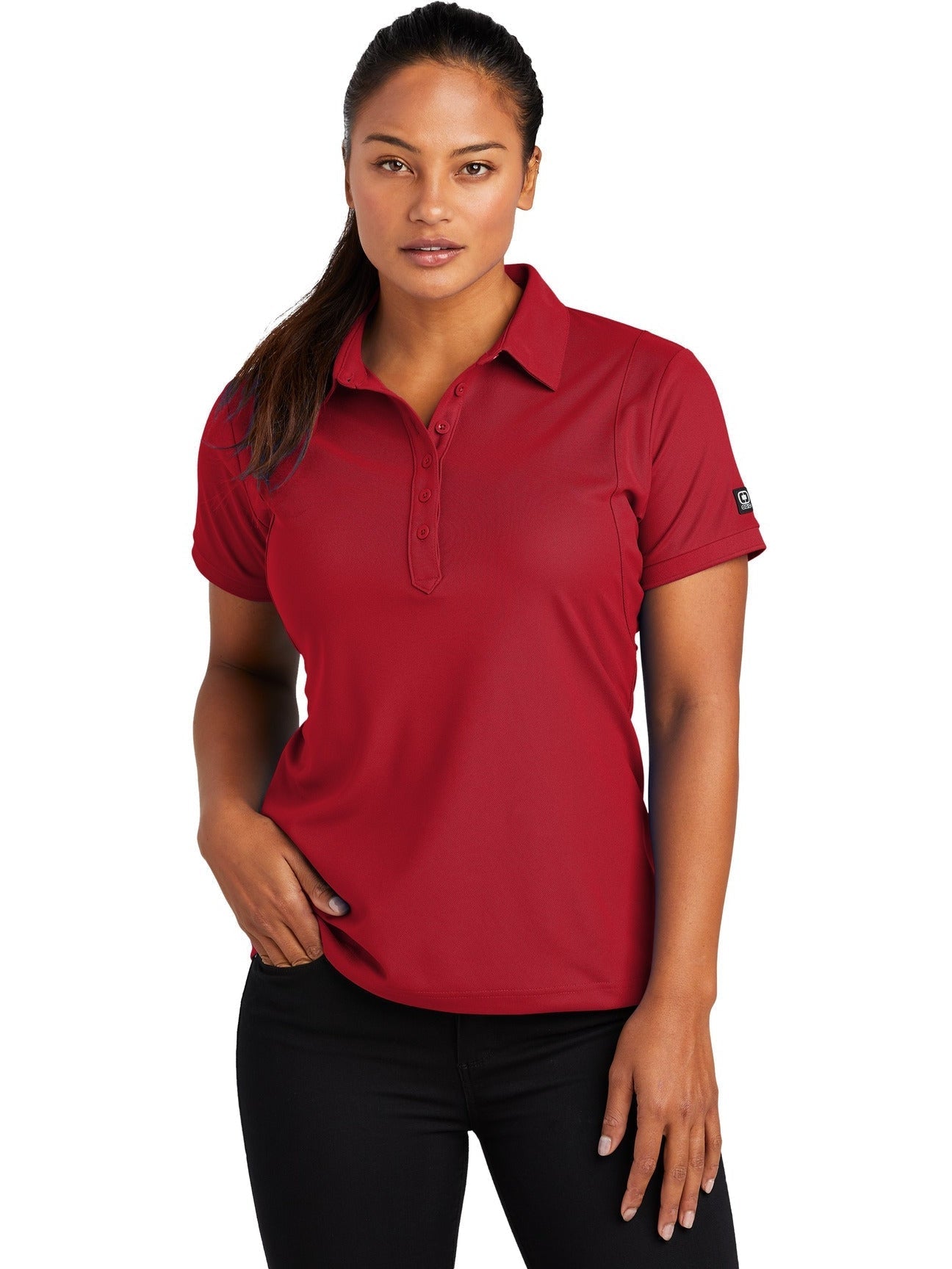 no-logo OGIO Ladies Jewel Polo-Regular-OGIO-Thread Logic