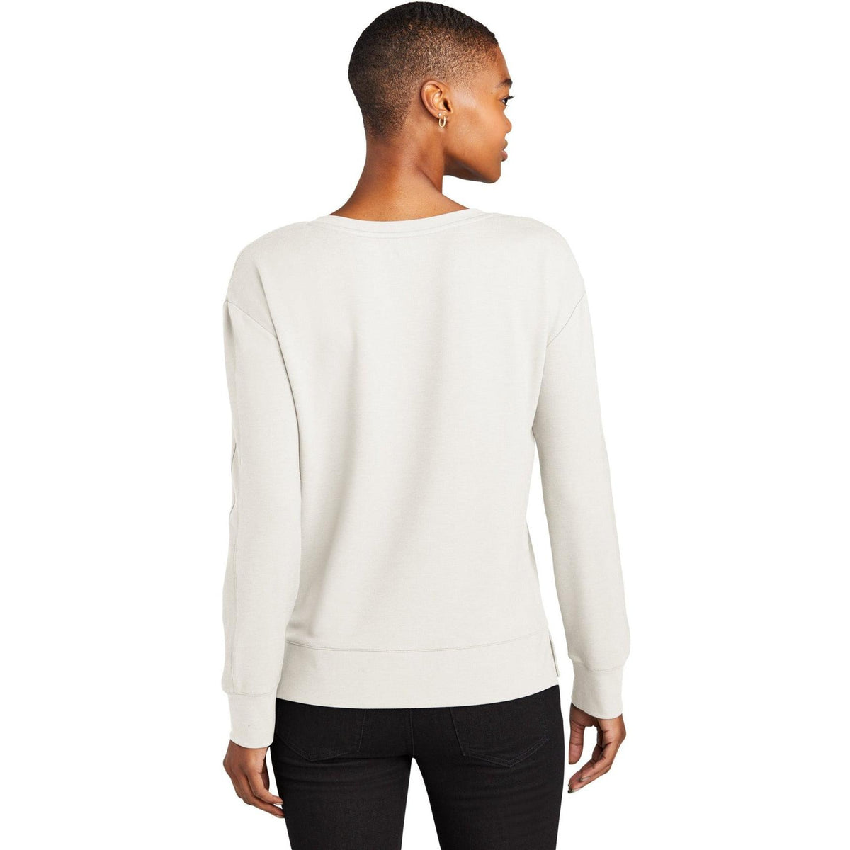 no-logo OGIO Ladies Luuma Flex Long Sleeve V-Neck-Regular-OGIO-Thread Logic