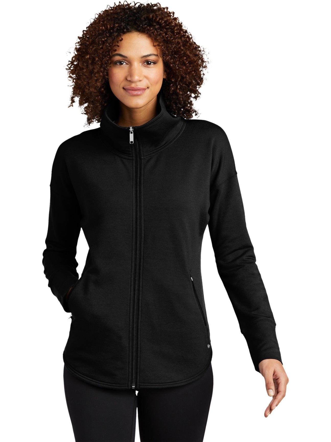 no-logo OGIO Ladies Luuma Full-Zip Fleece-Regular-OGIO-Thread Logic