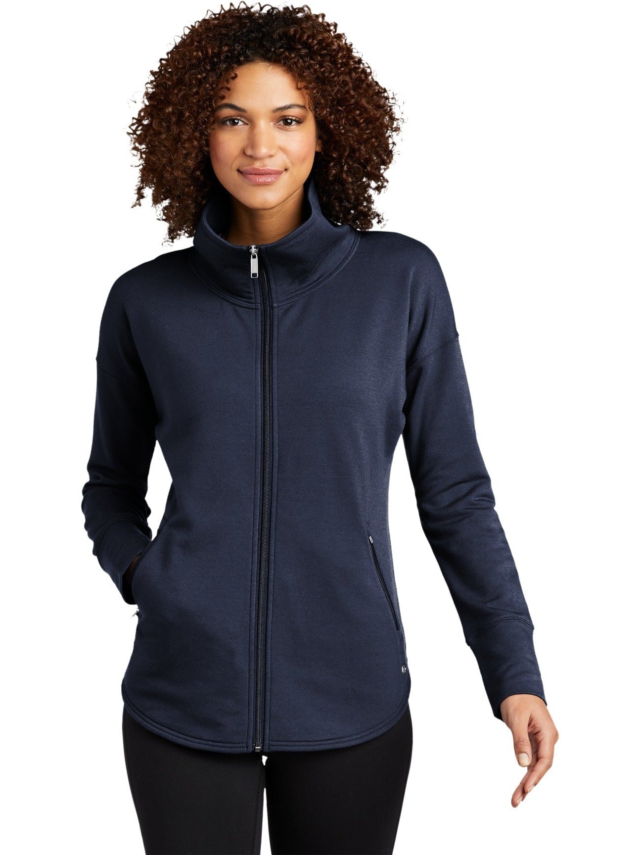 no-logo OGIO Ladies Luuma Full-Zip Fleece-Regular-OGIO-Thread Logic