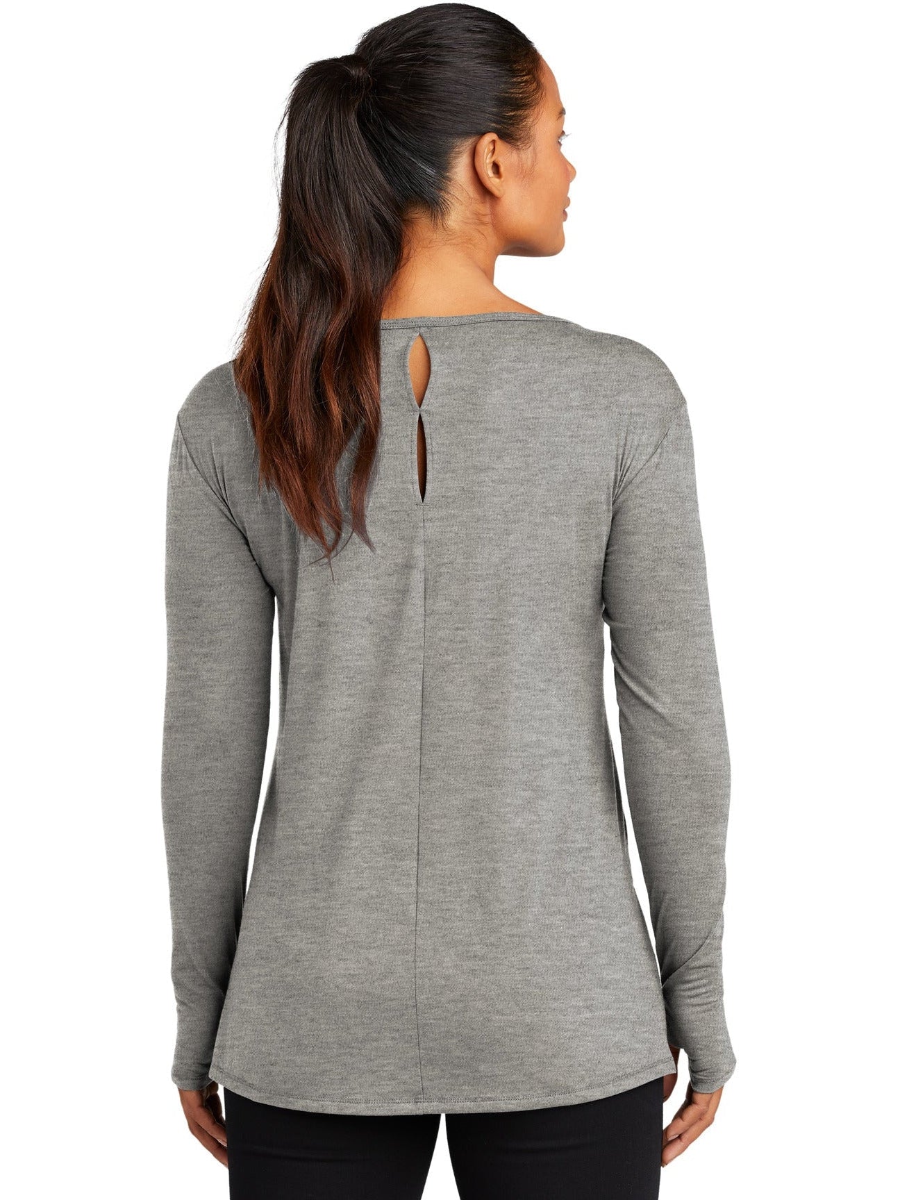 no-logo OGIO Ladies Luuma Long Sleeve Tunic-Active-OGIO-Thread Logic