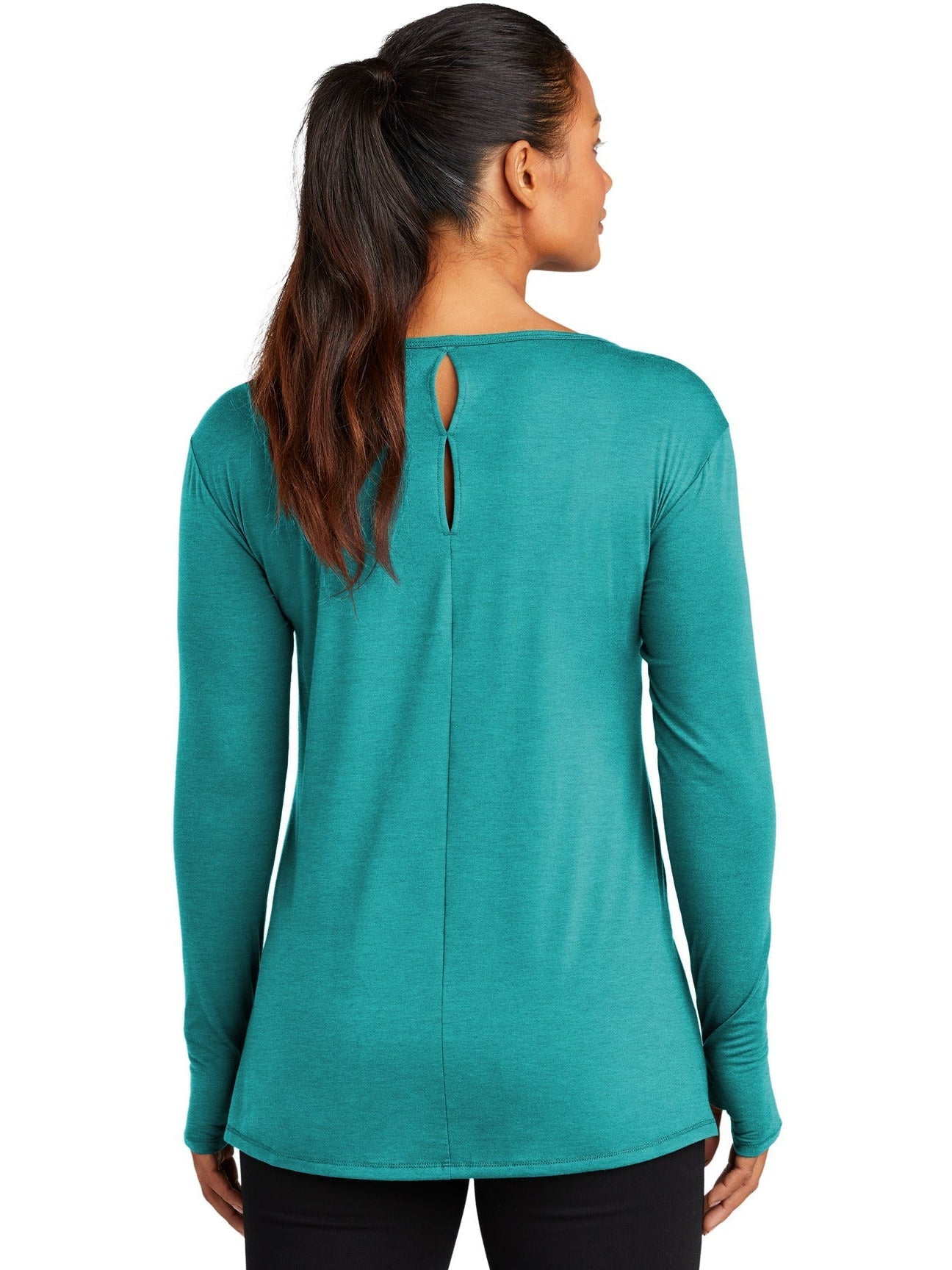 no-logo OGIO Ladies Luuma Long Sleeve Tunic-Active-OGIO-Thread Logic