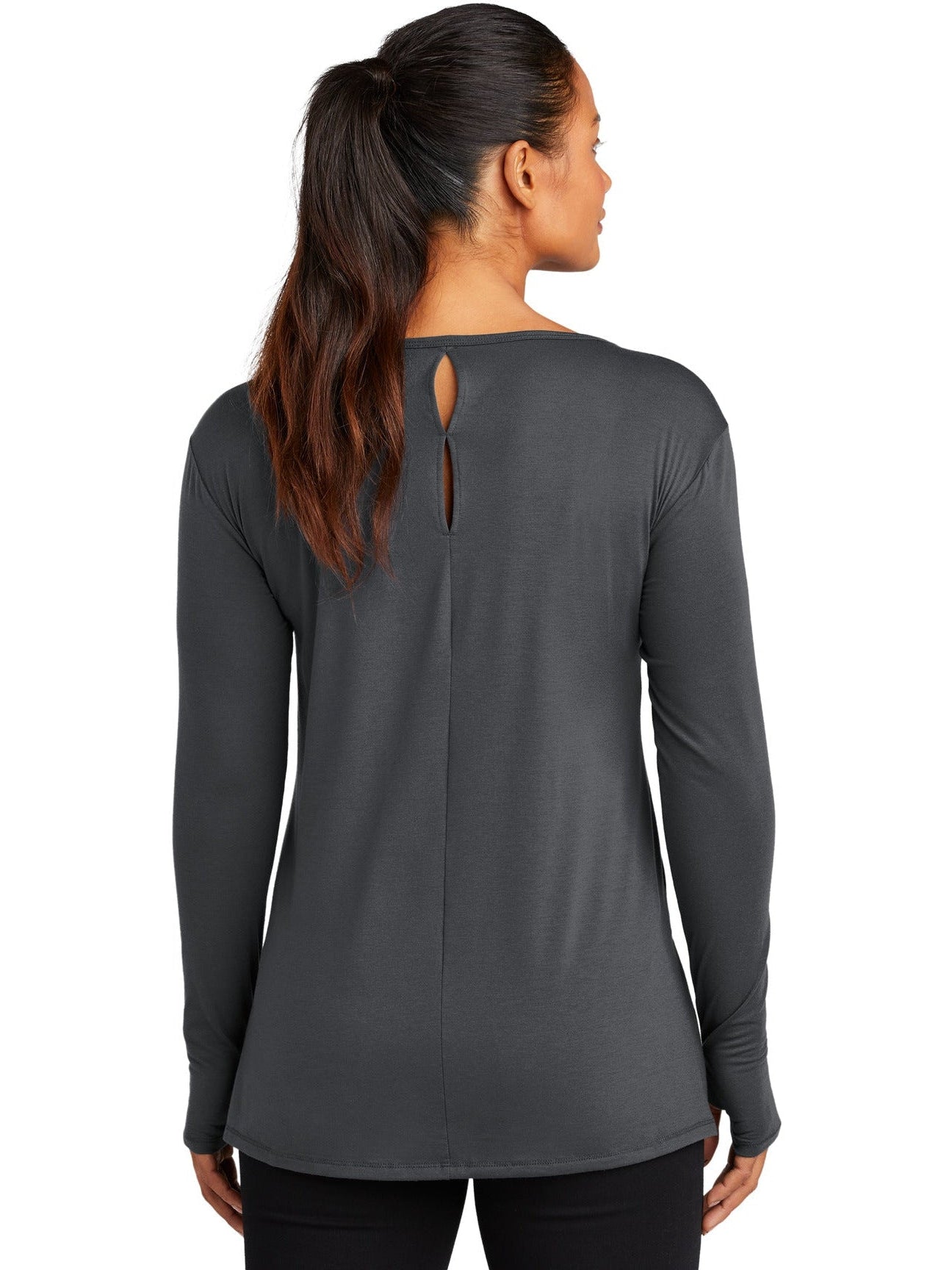 no-logo OGIO Ladies Luuma Long Sleeve Tunic-Active-OGIO-Thread Logic