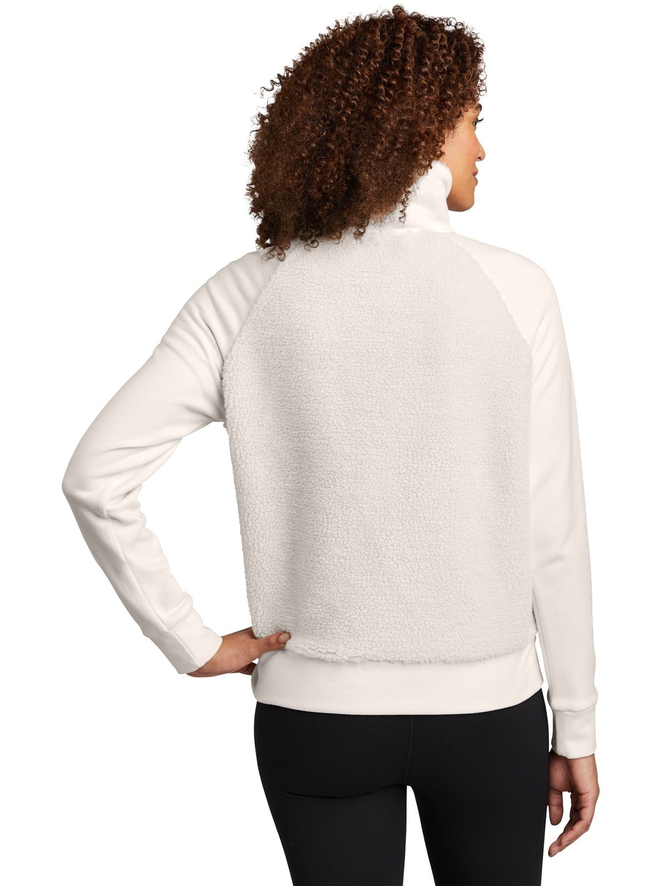 no-logo OGIO Ladies Luuma Sherpa Full-Zip-Regular-OGIO-Thread Logic