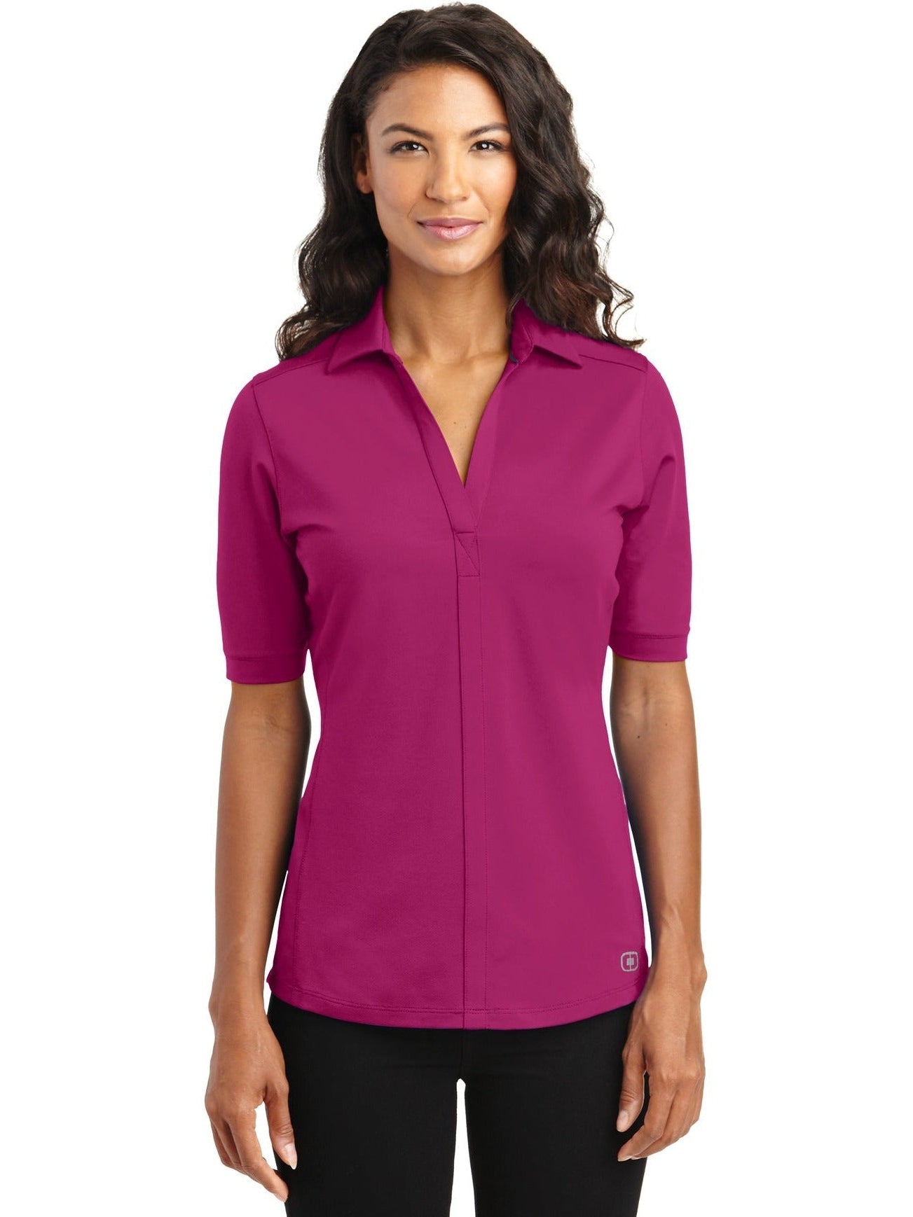 no-logo OGIO Ladies Metro Polo-Regular-OGIO-Thread Logic