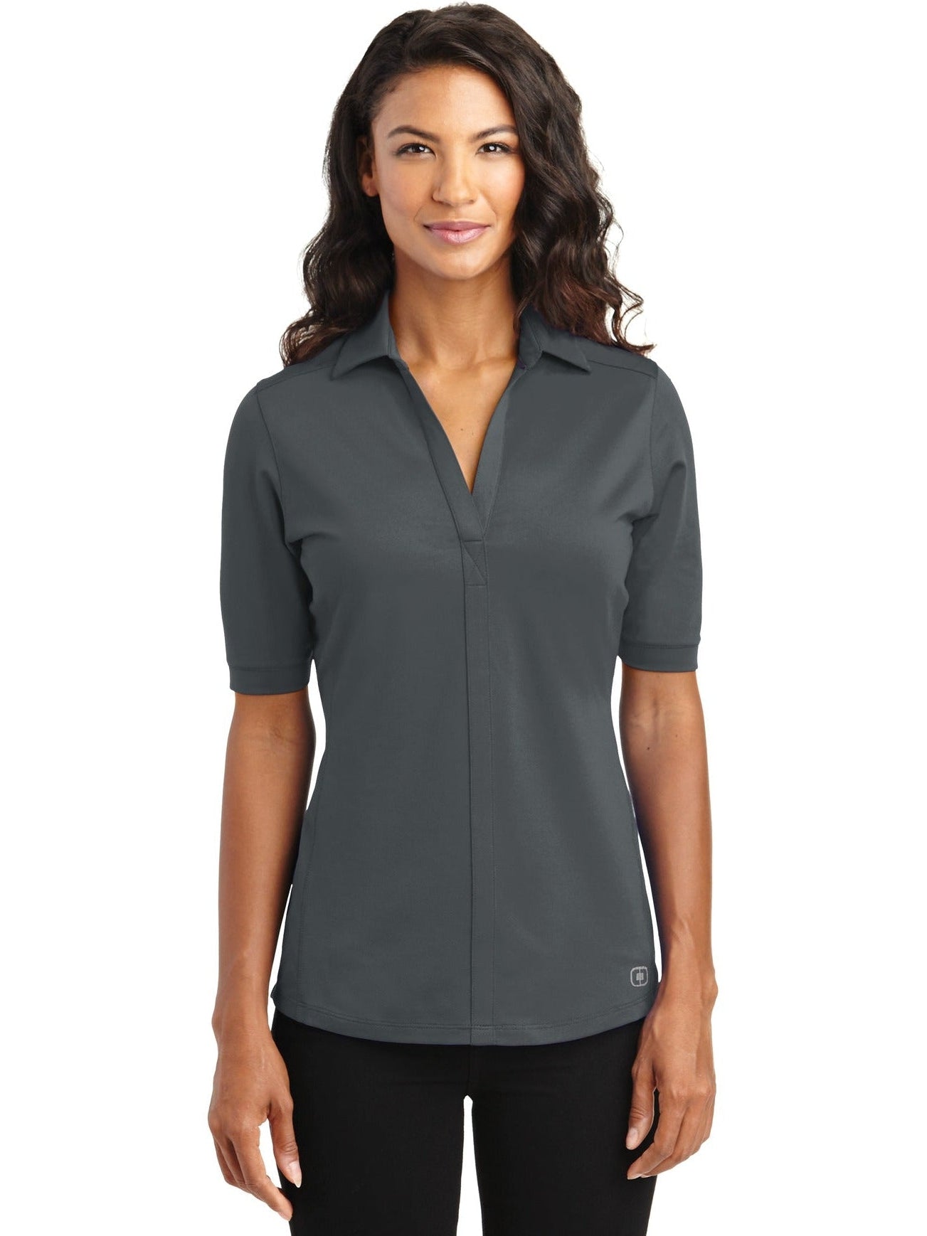 no-logo OGIO Ladies Metro Polo-Regular-OGIO-Thread Logic