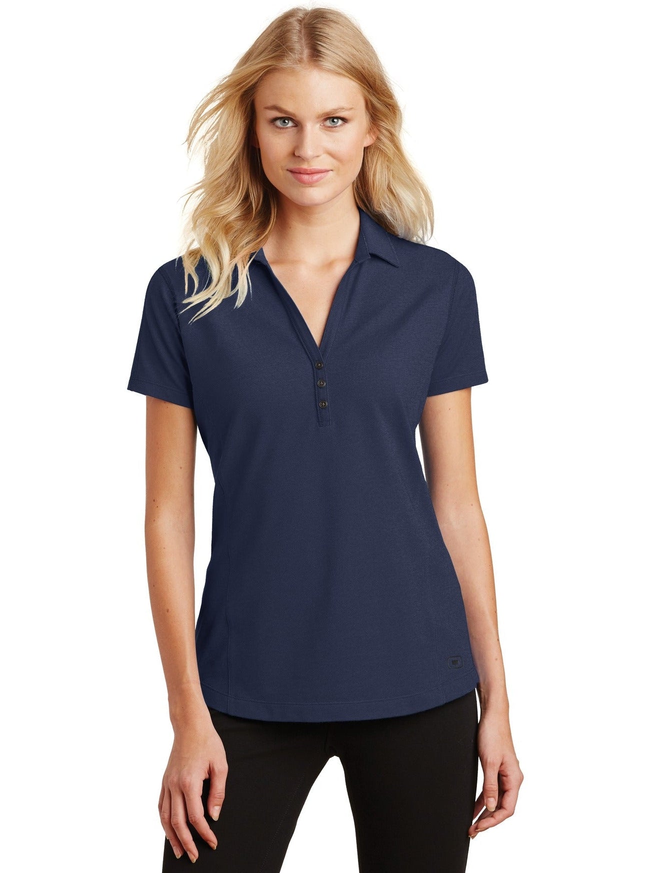 no-logo OGIO Ladies Onyx Polo-Regular-OGIO-Thread Logic