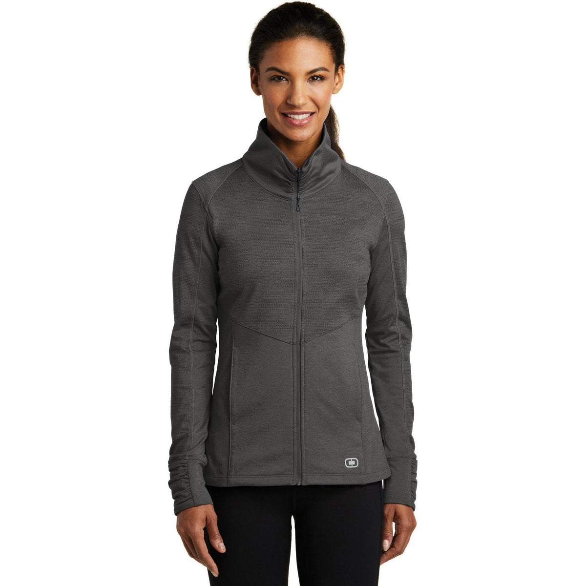 no-logo OGIO Women's Sonar Full-Zip-Full Zips-OGIO-Thread Logic