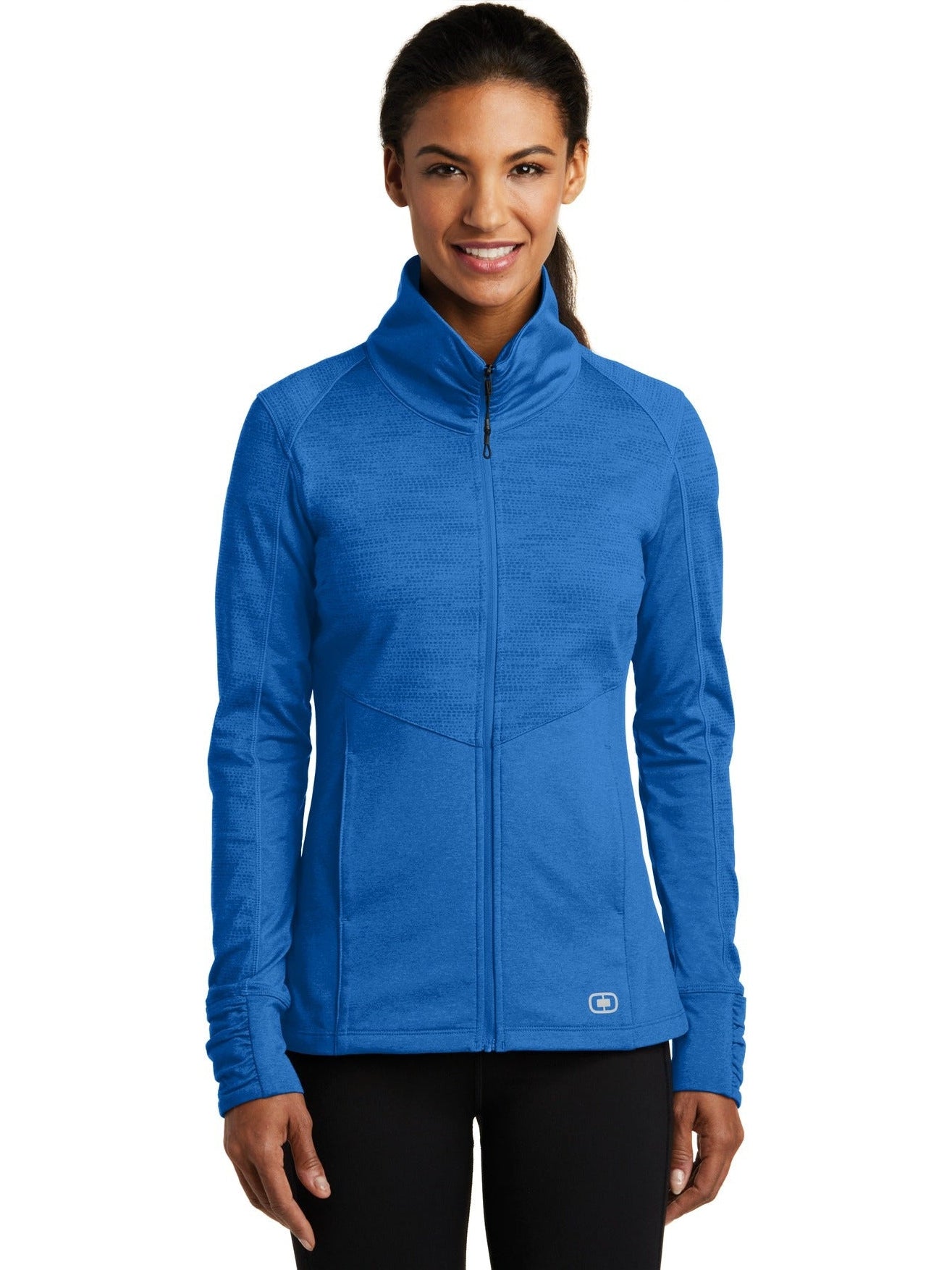 no-logo OGIO Ladies Sonar Full-Zip-Regular-OGIO-Thread Logic