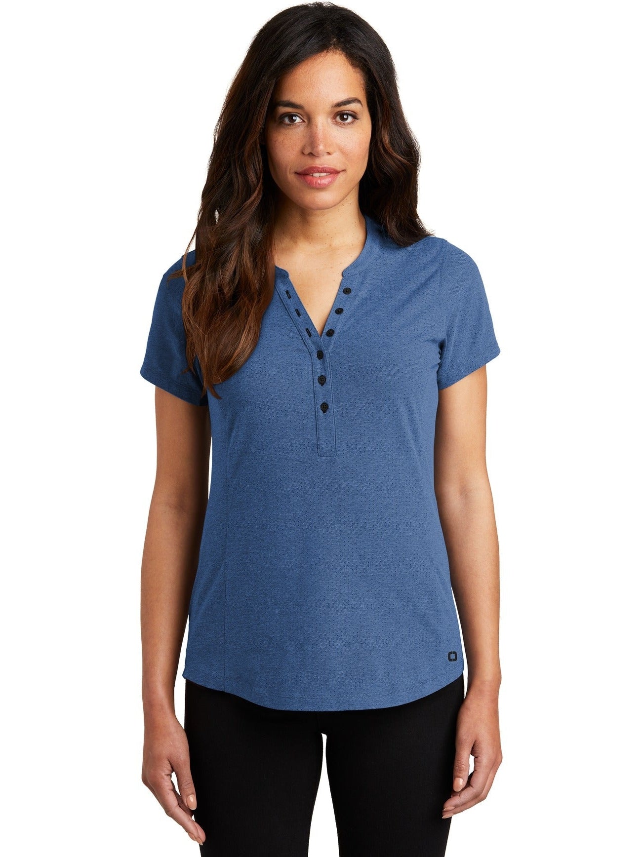 no-logo OGIO Ladies Tread Henley-Regular-OGIO-Thread Logic