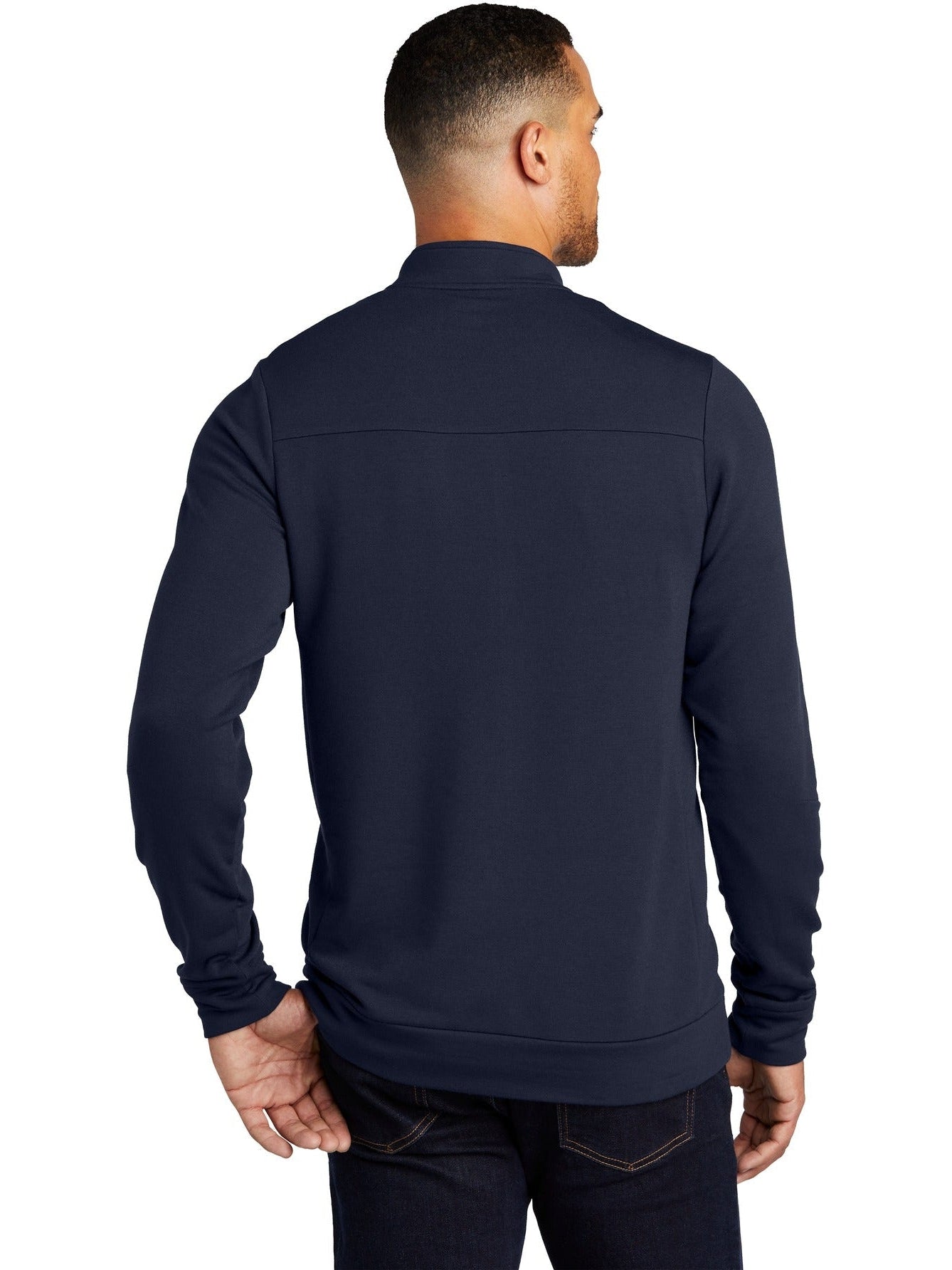 no-logo OGIO Luuma 1/2-Zip Fleece-Regular-OGIO-Thread Logic