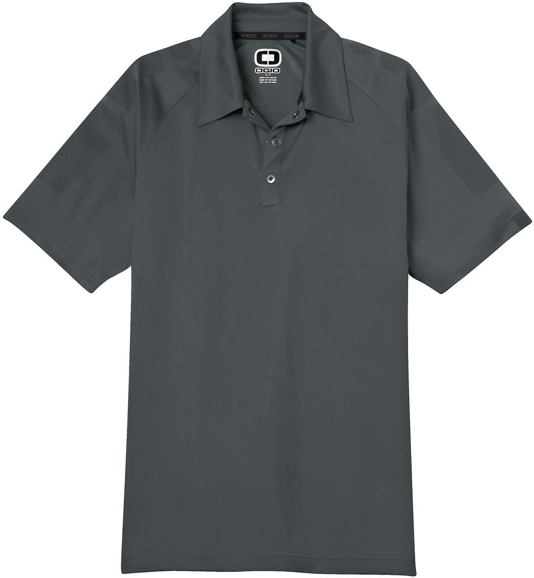 No-Logo CLOSEOUT - OGIO Optic Polo-Active-OGIO-Diesel Grey-S-Thread Logic