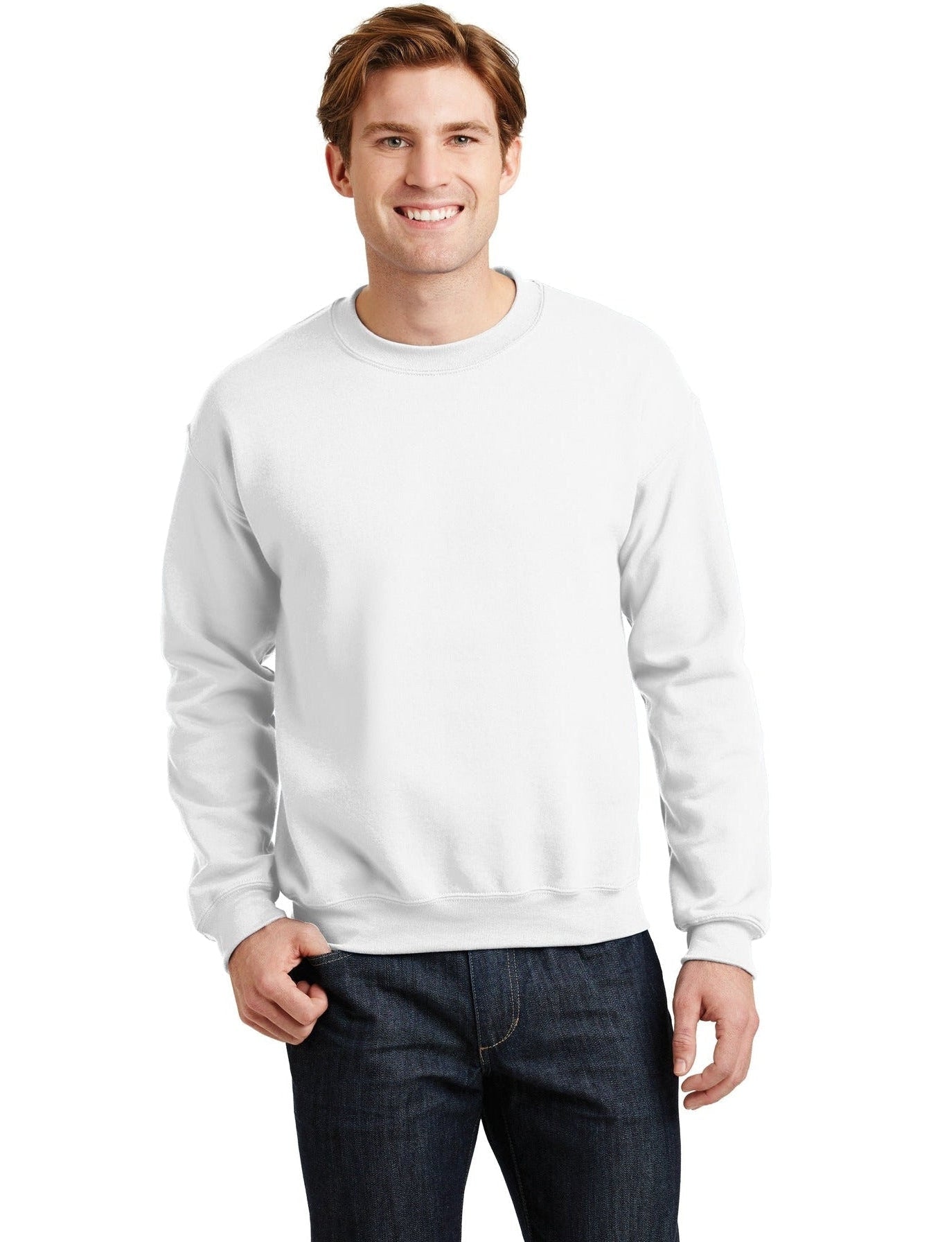 no-logo OUTLET-Gildan Blend Crewneck Sweatshirt-Regular-Gildan-Thread Logic
