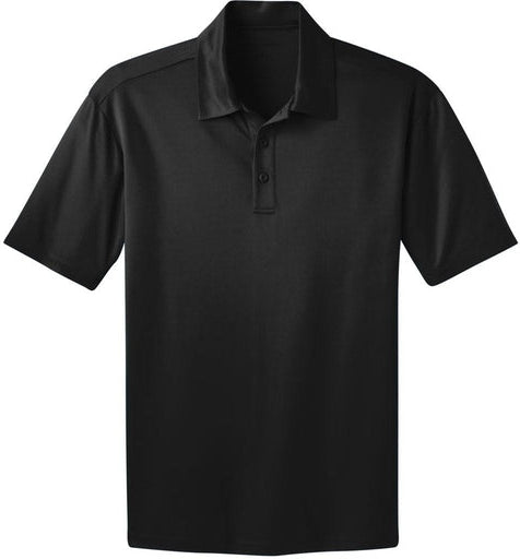 Port Authority-Silk Touch Performance Polo-S-Black-Thread Logic