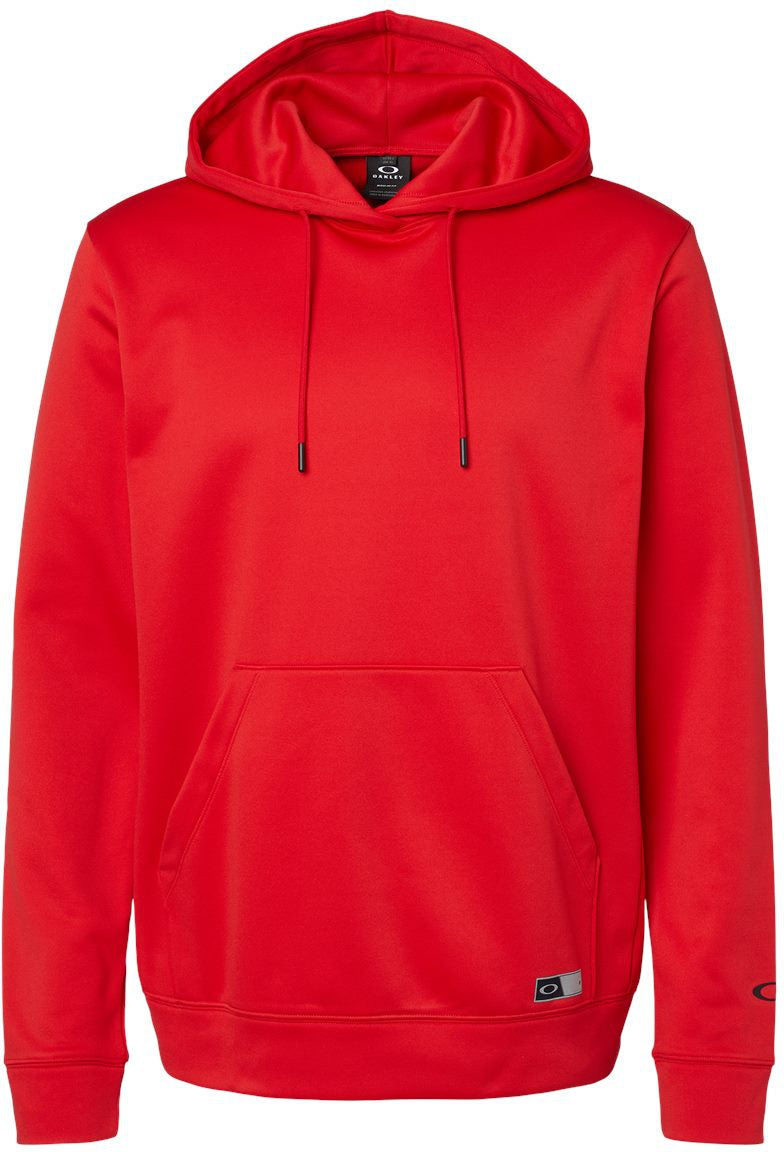 Oakley Team Issue Hydrolix Hooded Sweatshirt-Apparel-Oakley-Team Red-S-Thread Logic