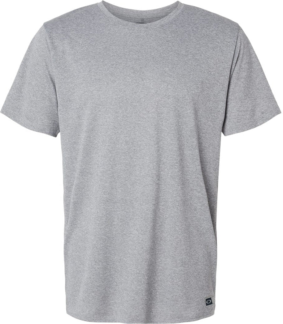Oakley Team Issue Hydrolix T-Shirt-Apparel-Oakley-New Granite Heather-S-Thread Logic