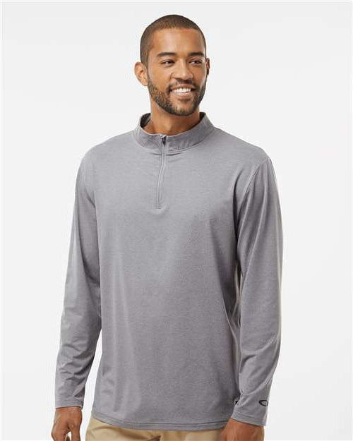 no-logo Oakley Team Issue Podium Quarter-Zip Pullover-Apparel-Oakley-Thread Logic