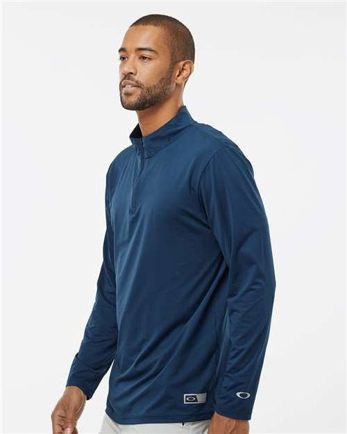 no-logo Oakley Team Issue Podium Quarter-Zip Pullover-Apparel-Oakley-Thread Logic