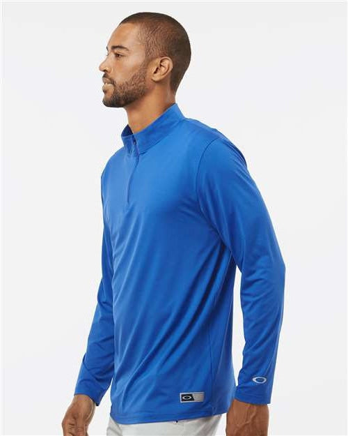 no-logo Oakley Team Issue Podium Quarter-Zip Pullover-Apparel-Oakley-Thread Logic
