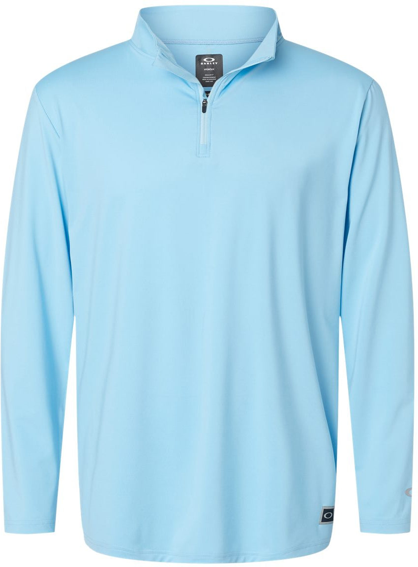 Oakley Team Issue Podium Quarter-Zip Pullover-Apparel-Oakley-Carolina Blue-S-Thread Logic